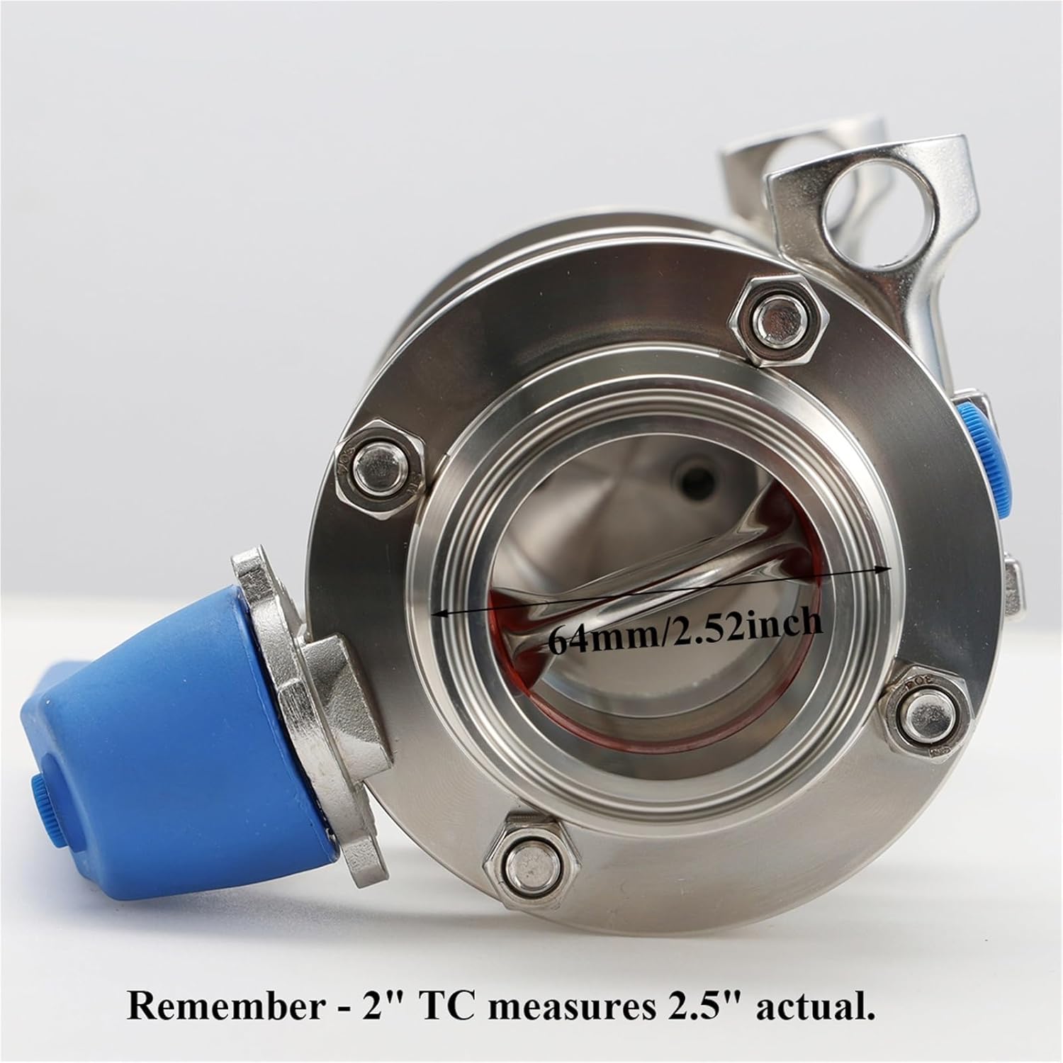 Homebrew Dry Hopper Tri-Clamp 2" Oxygen Free Fermenting under Pressure Conical Fermenter Parts Food Grade Stainless Steel 304