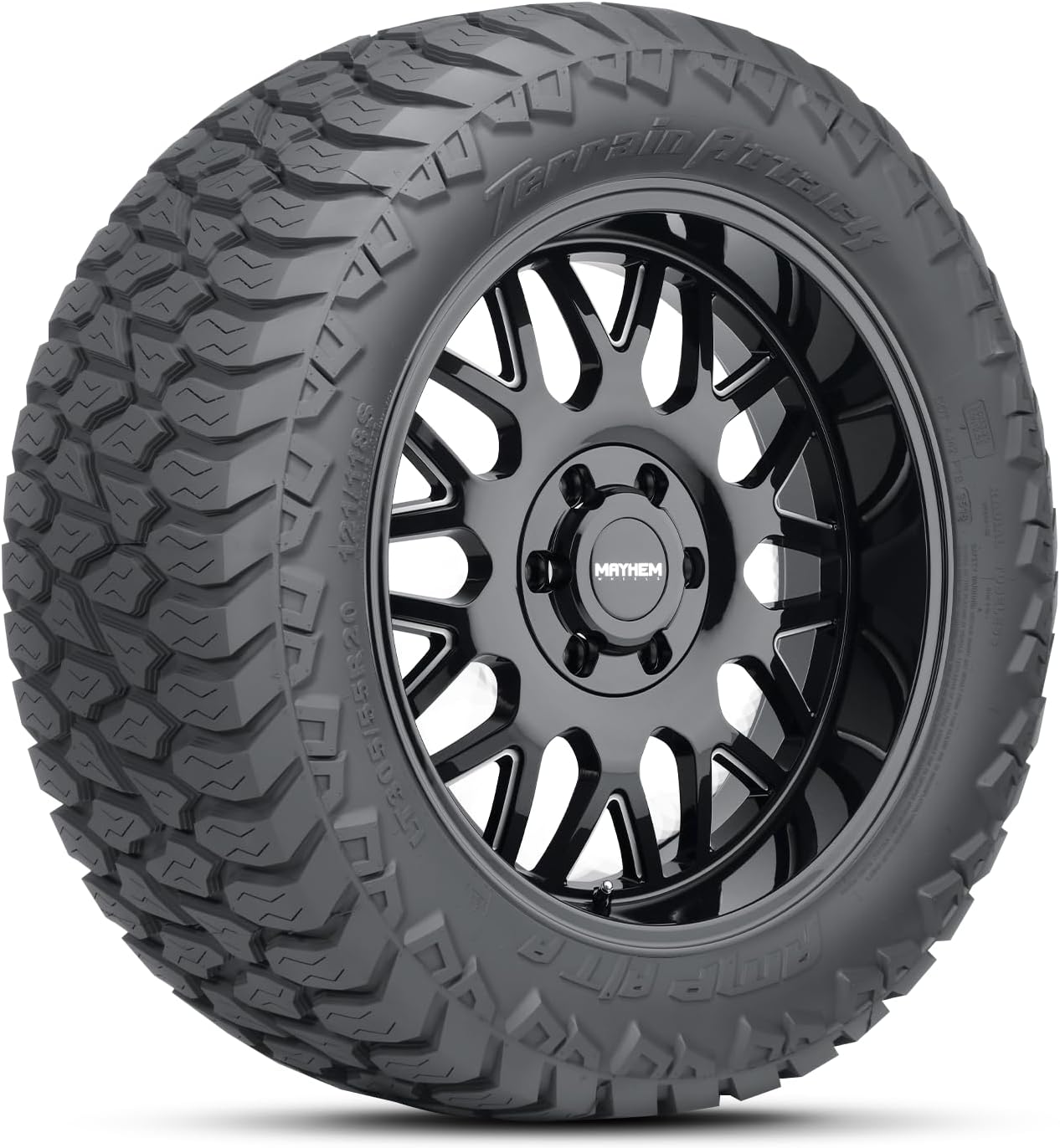 AMP 37x12.50R20 AMP Terrain Attack A/T A 126R E/10 Ply Tire