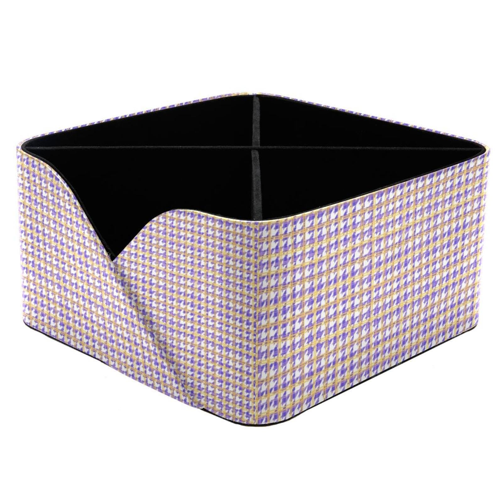 Organiseur de bureau écossais pour fournitures d'art et pinceaux de maquillage