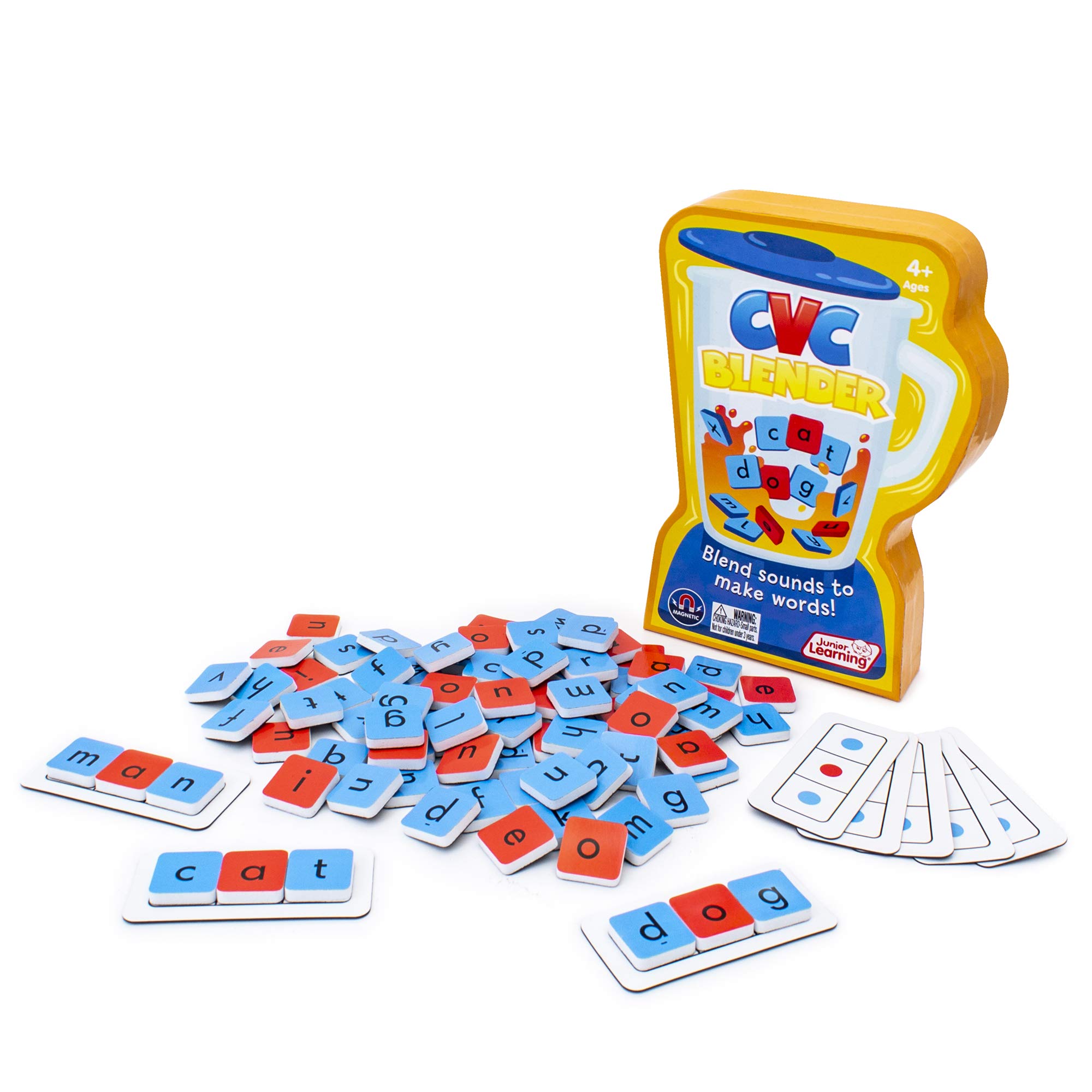 Junior Learning CVC Blender - Blend Sounds to Make Words, Multi