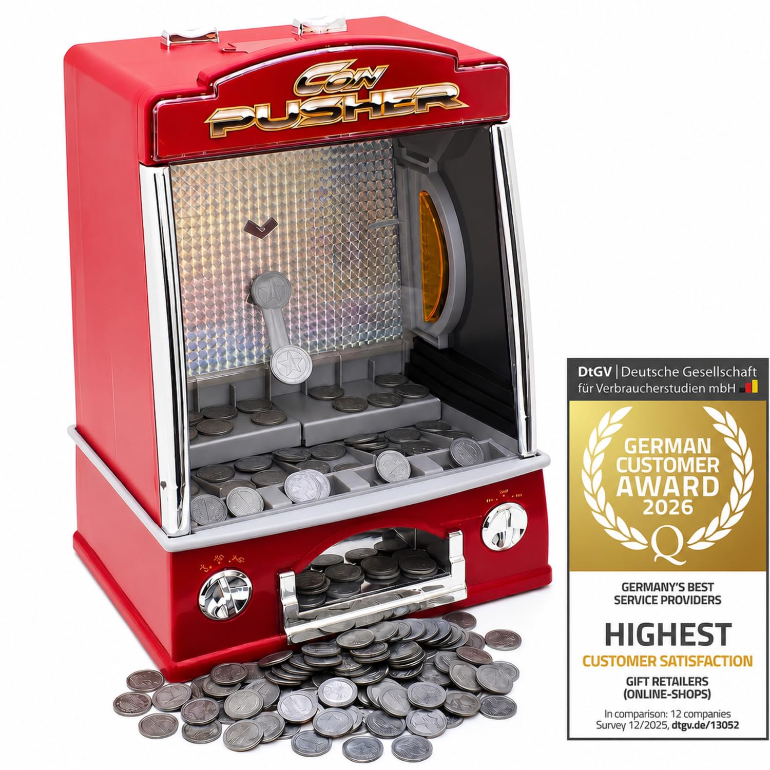 Automat do gry Coin Pusher; Automat do gry z efektami dźwiękowymi i świetlnymi kasyna