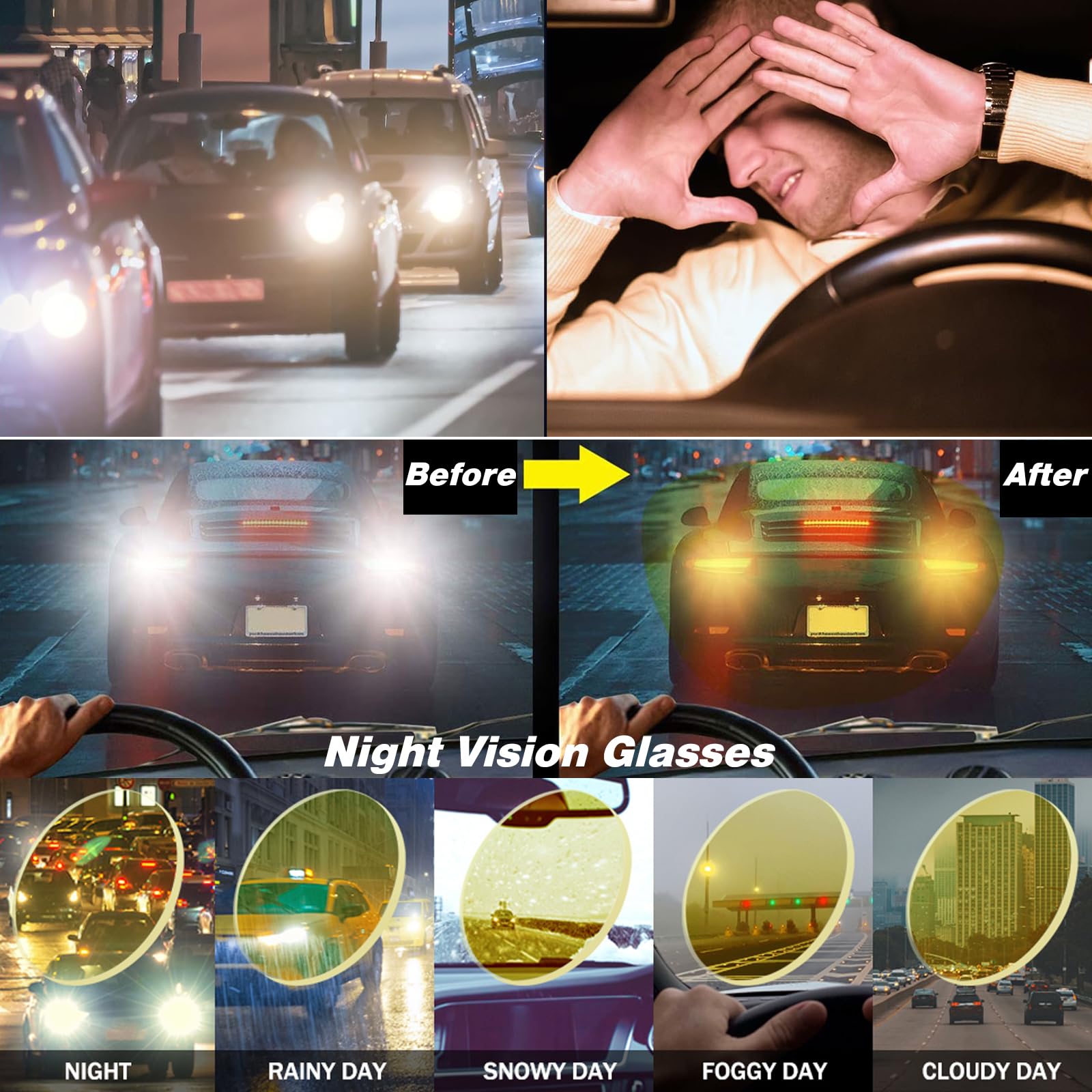 Perfectmiaoxuan Occhiali da sole polarizzati per uomo donna ciclismo montagna trekking guida pesca arrampicata sportivi Le vacanze Viaggi cordino occhiali Protezione UV