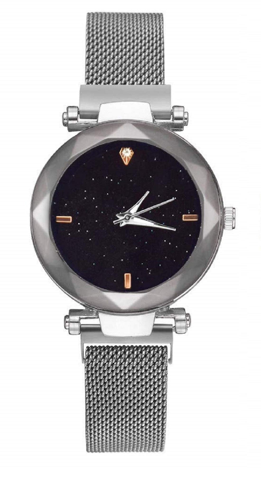 ZUPERIA Luxury Mesh Magnet Buckle Quartz Watches for Girls and Women (B082QJ899M) Amazon Price History, Amazon Price Tracker