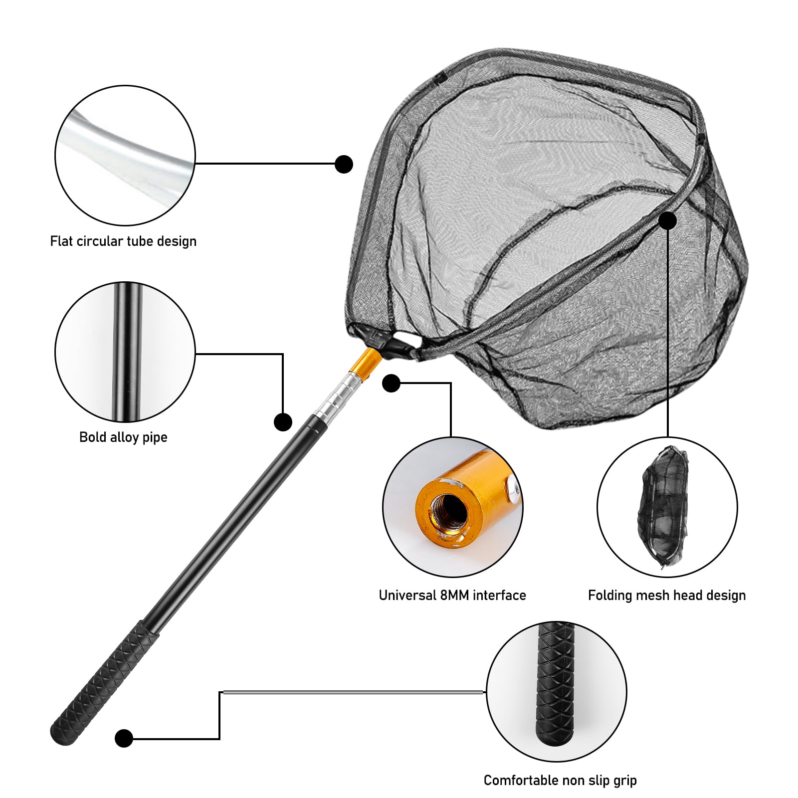 Cuda - Guadino da pesca telescopico professionale