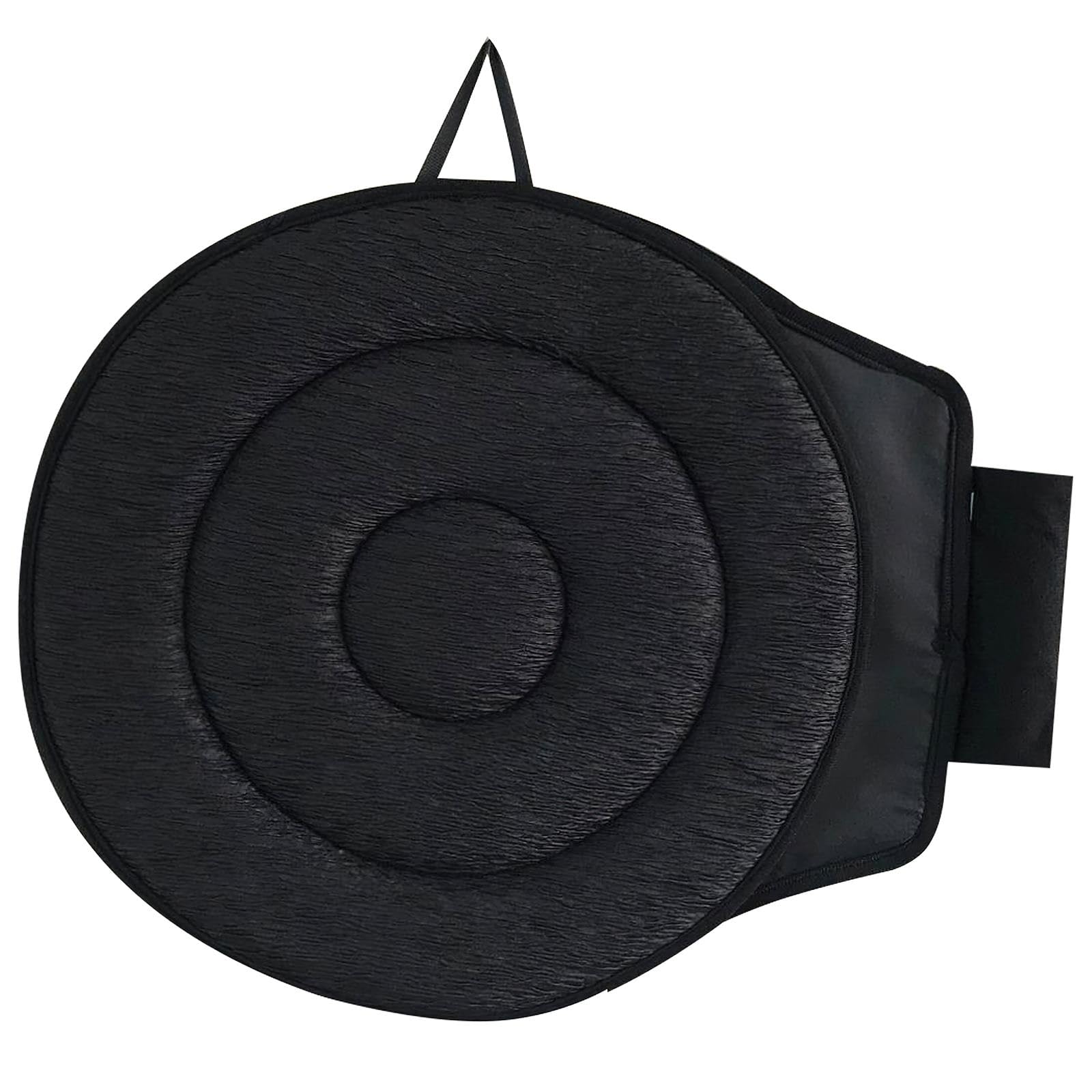 Kouamor 360 Rotating Swivel Car Seat, 360 Rotating Seat Cushion for Car, Memory Foam Seat Cushion, Easy Turn Rotating Seat Cushion Pad for Elderly (black)