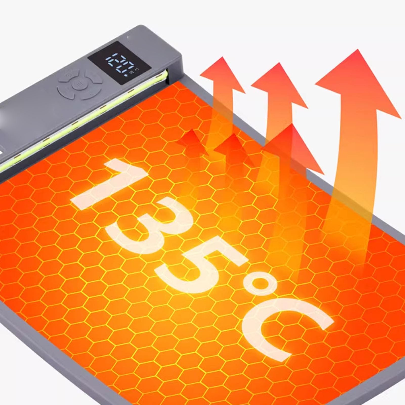 Denash Piastra Riscaldante per Separatore Schermo LCD, Regolabile da 30 a 135℃, per Telefoni e Tablet Fino a 16 Pollici, Strumento di Riparazione con Display Digitale per la Ripar (Spina europea 220V)