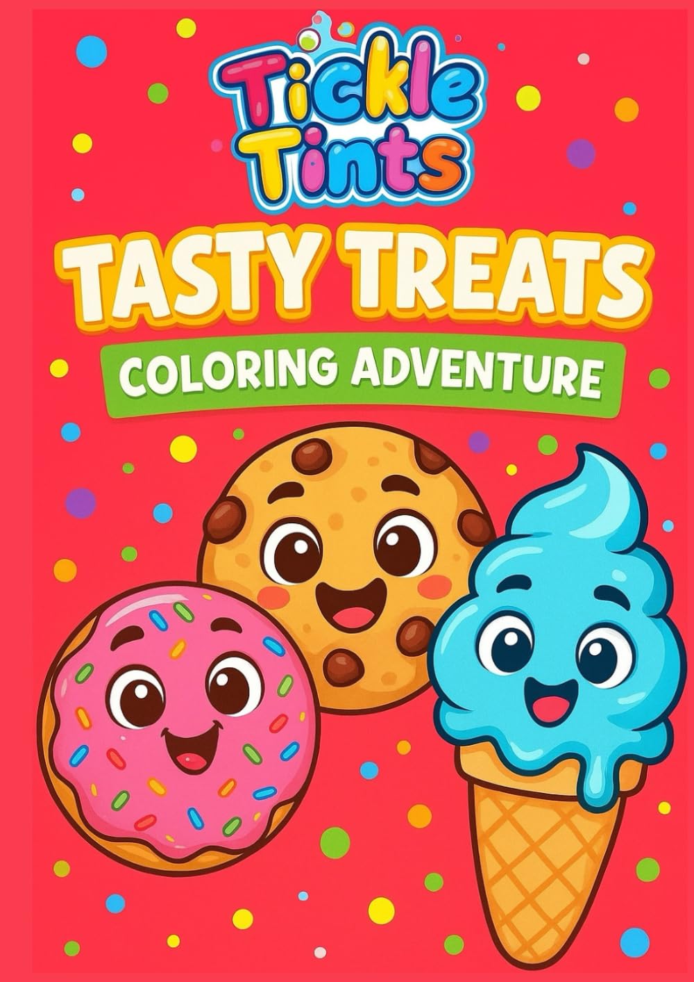 Tasty Treats Coloring Adventure: 50 Yummy Foods to Color for Kids and Adults (Colorful Moments Series: For Kids & Adults)