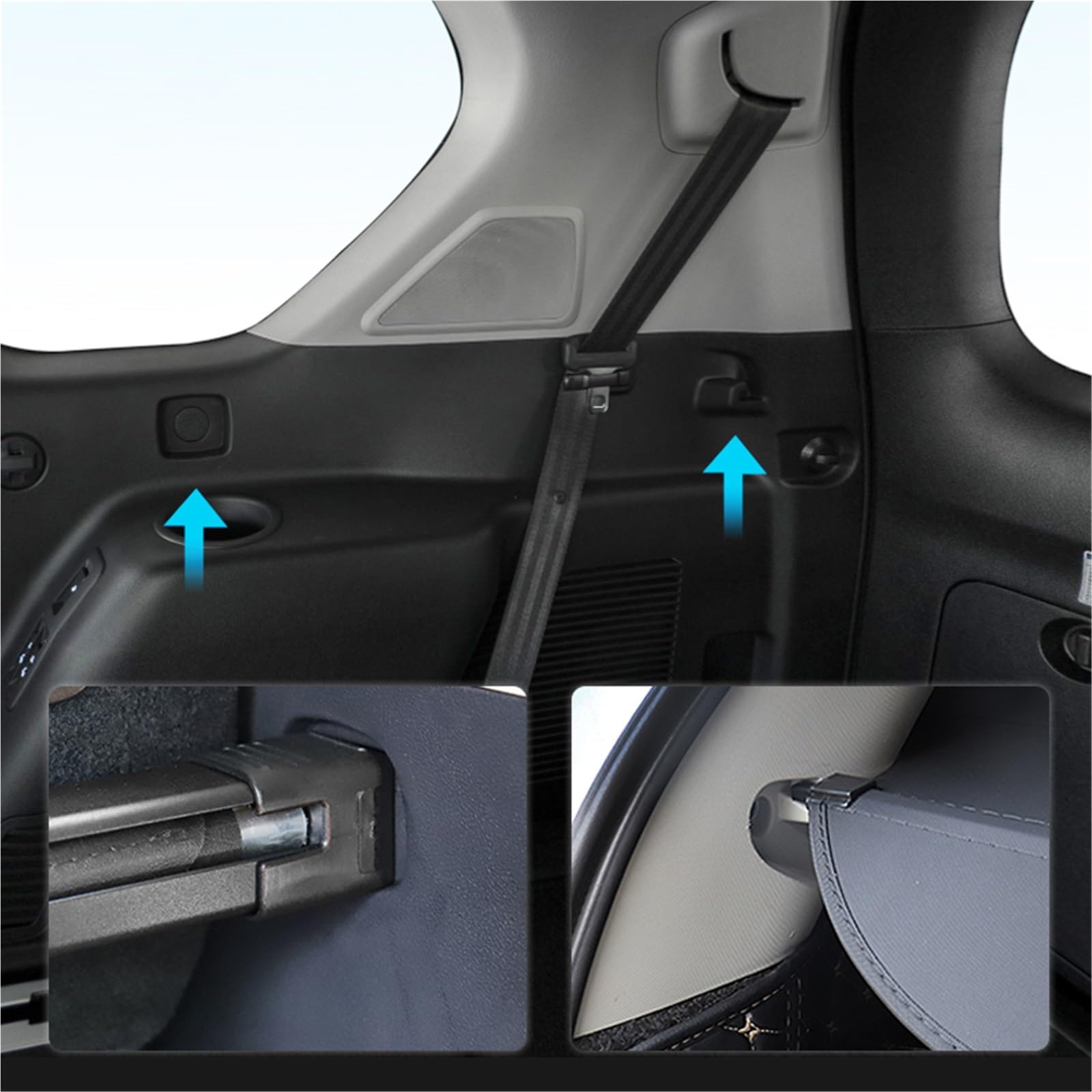 Versenkbare Trunk Cargo Abdeckung Paket Rack Schild Privatsphäre Für Toyota Für 4Runner 2010 2011 2012 2013 2014 2015 2016 2017 2018-2022 Gepäckraumabdeckung