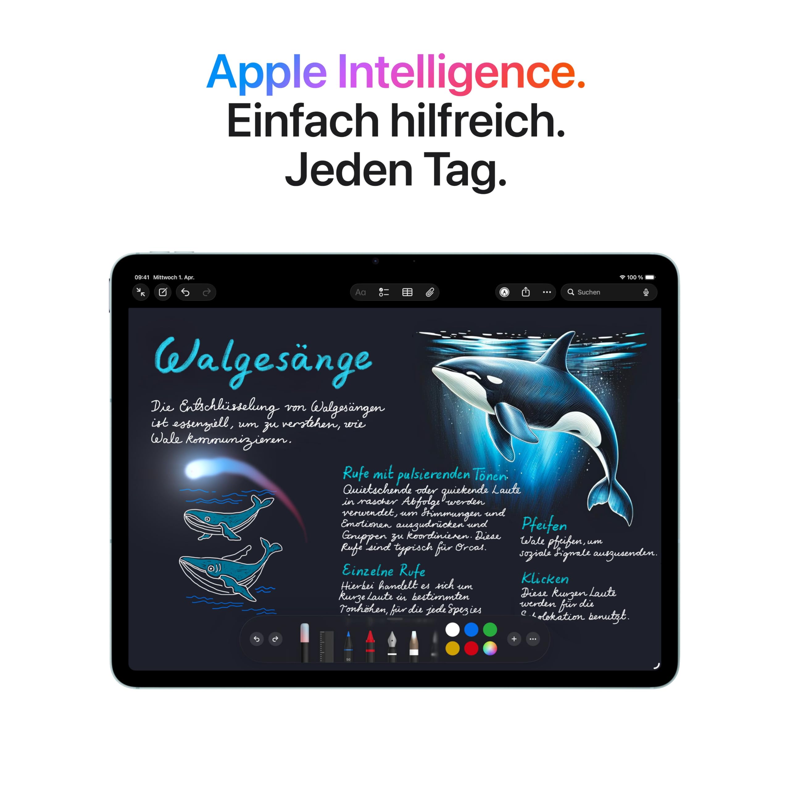 Apple iPad Air 11Wi-Fi + CellularB - M4 Polarstern 512G – Bild 4