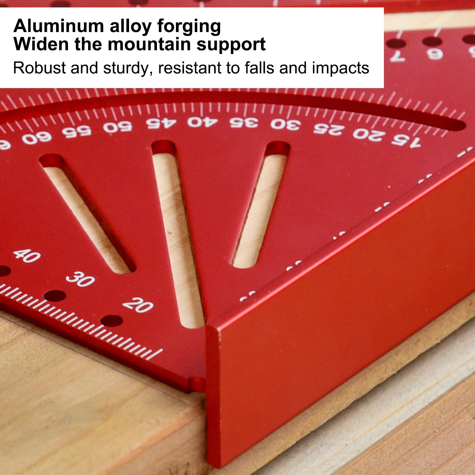 Dreiecklineal, 30°, 45°, 60°, metrisch, 90° rechtwinklig, Zeichendreieck aus Aluminium