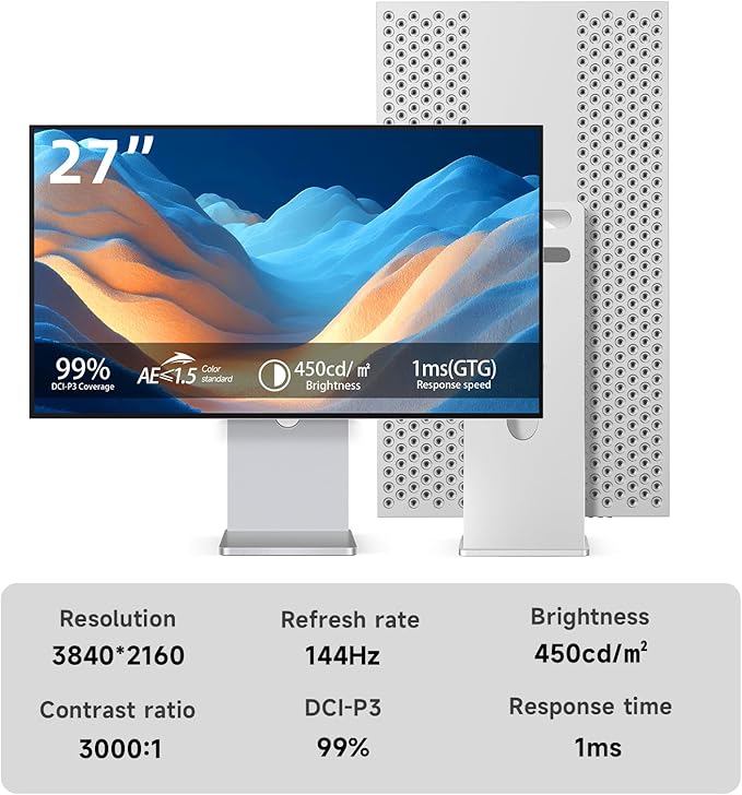Monitor 27 Pulgadas 4K IPS 144Hz miniatura 3