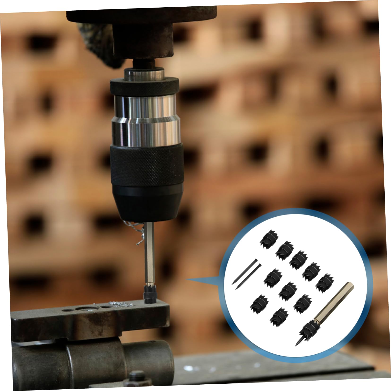 Taladro de soldadura por puntos 1 juego/13 piezas Juego de taladro eléctrico Broca de metal Pinza de soldadura rotativa por puntos Taladro de soldadura por puntos Removedor de soldadura por puntos r