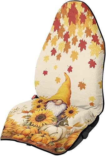 Miniatura 7 de Funda protectora de asiento de coche para autobús escolar amarillo, solo para asientos delanteros, protectores de asiento de vehículos automotrices,