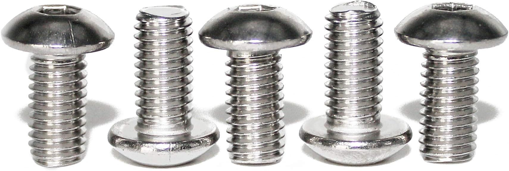 100 Pcs M4-0.70 x 10mm Button Head Socket Cap Bolts Screws, 18-8 Stainless Steel, Allen Hex Drive, ISO 7380, by Fullerkreg,Come in a Plastic Case