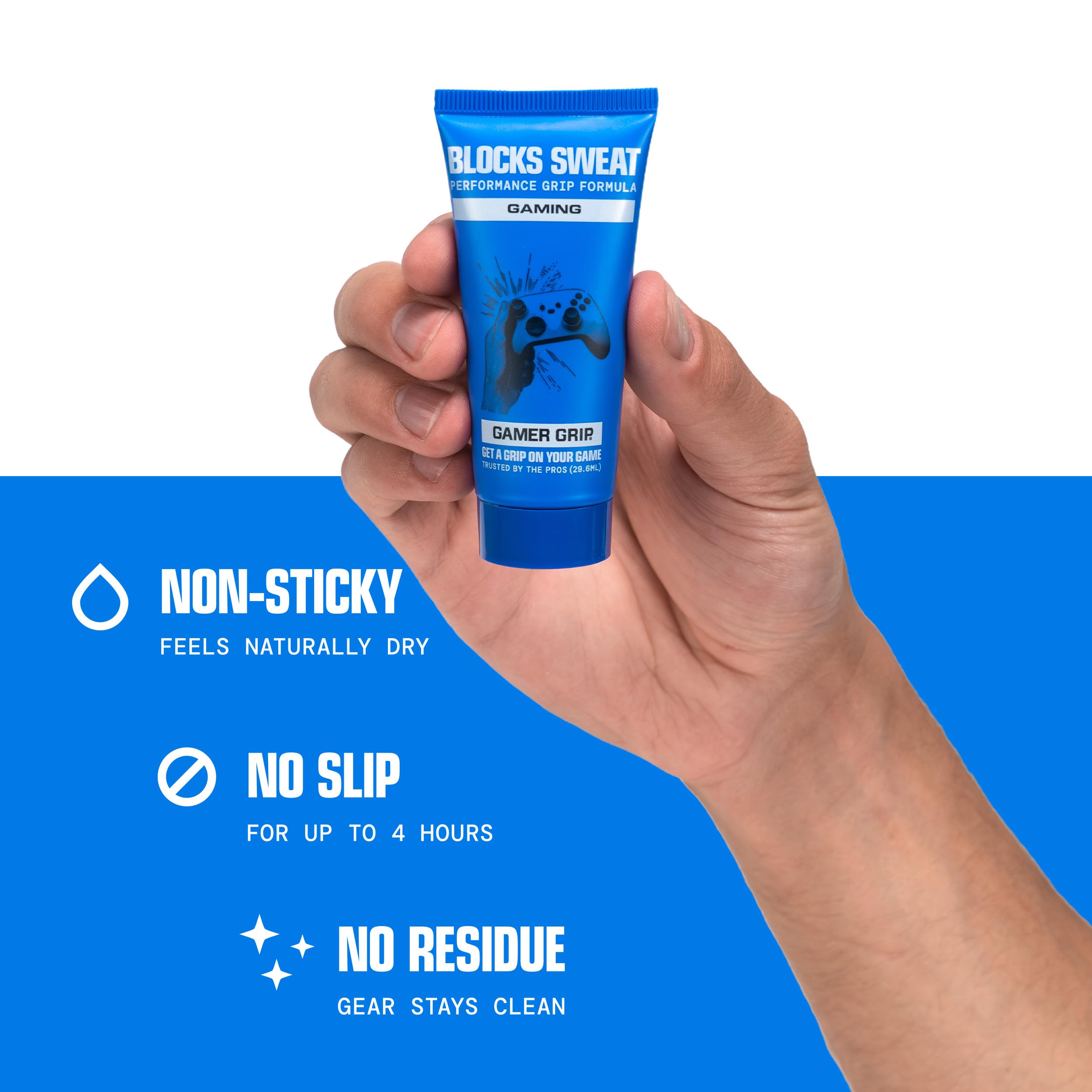 Gamer Grip Anti-Sweat Gaming Hand Cream for Dry Hands (1oz) - Image 4