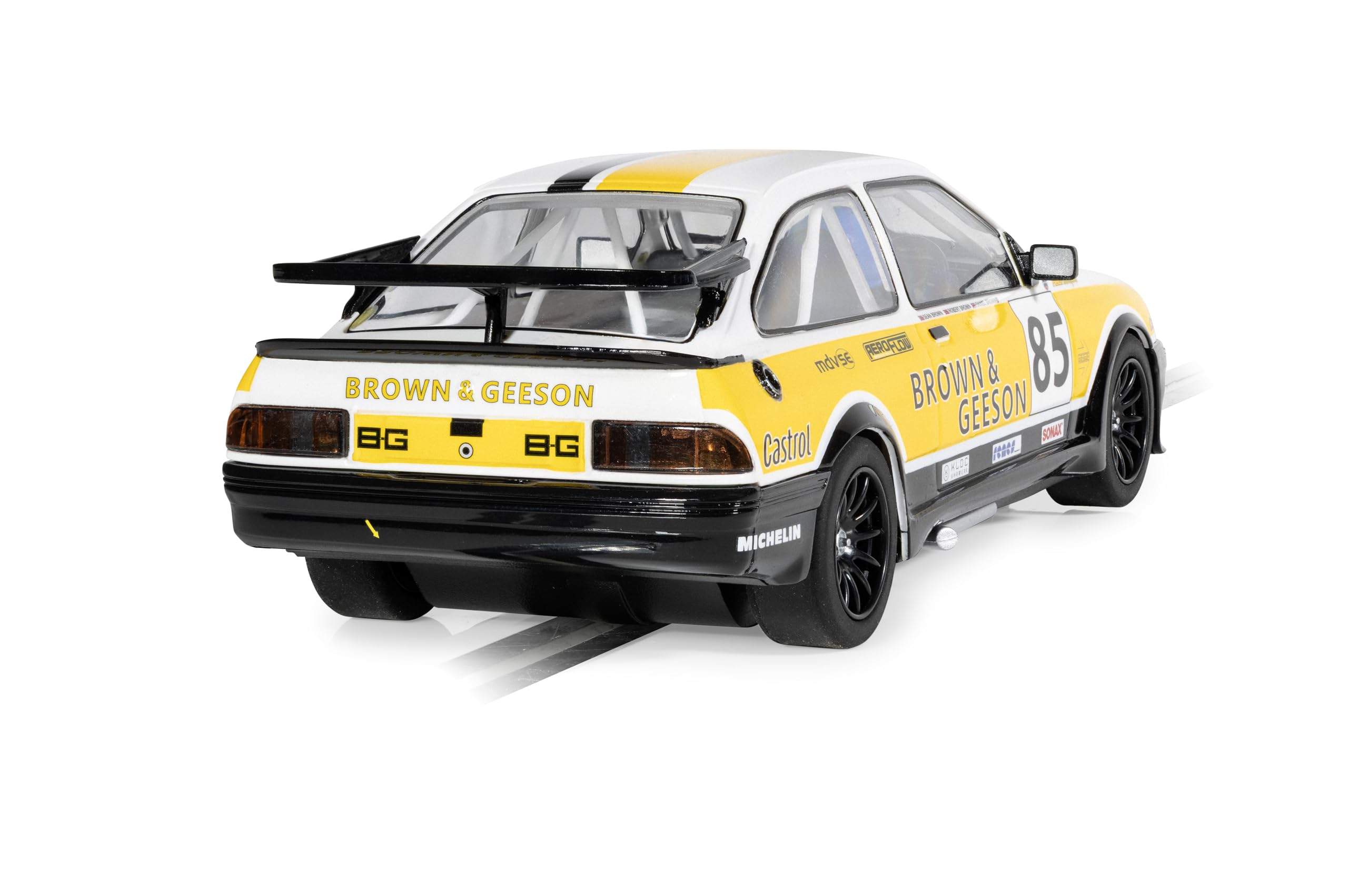 Scalextric C4628 Ford Sierra RS500 - YTCC Dan Brown 2024 Cars - Touring Cars Slot Car Racing — view 4