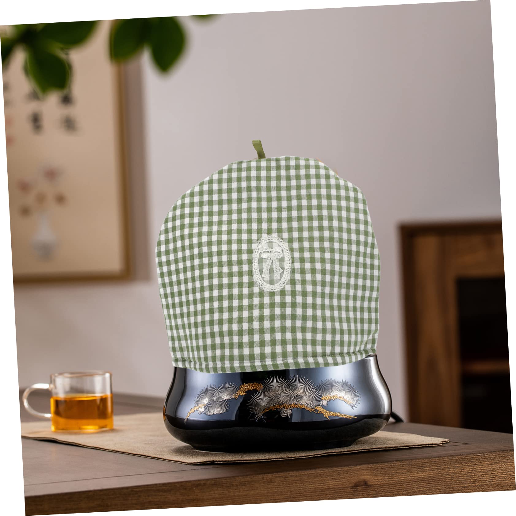 Hemobllo Stylish Insulated Tea for Teapots Decorative Warmth Dust Protection Height High Grade Material with Unique Prints for Home Kitchen
