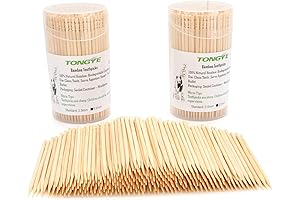 680 PCS HotLix Bamboo Toothpicks 3.5 Inch
