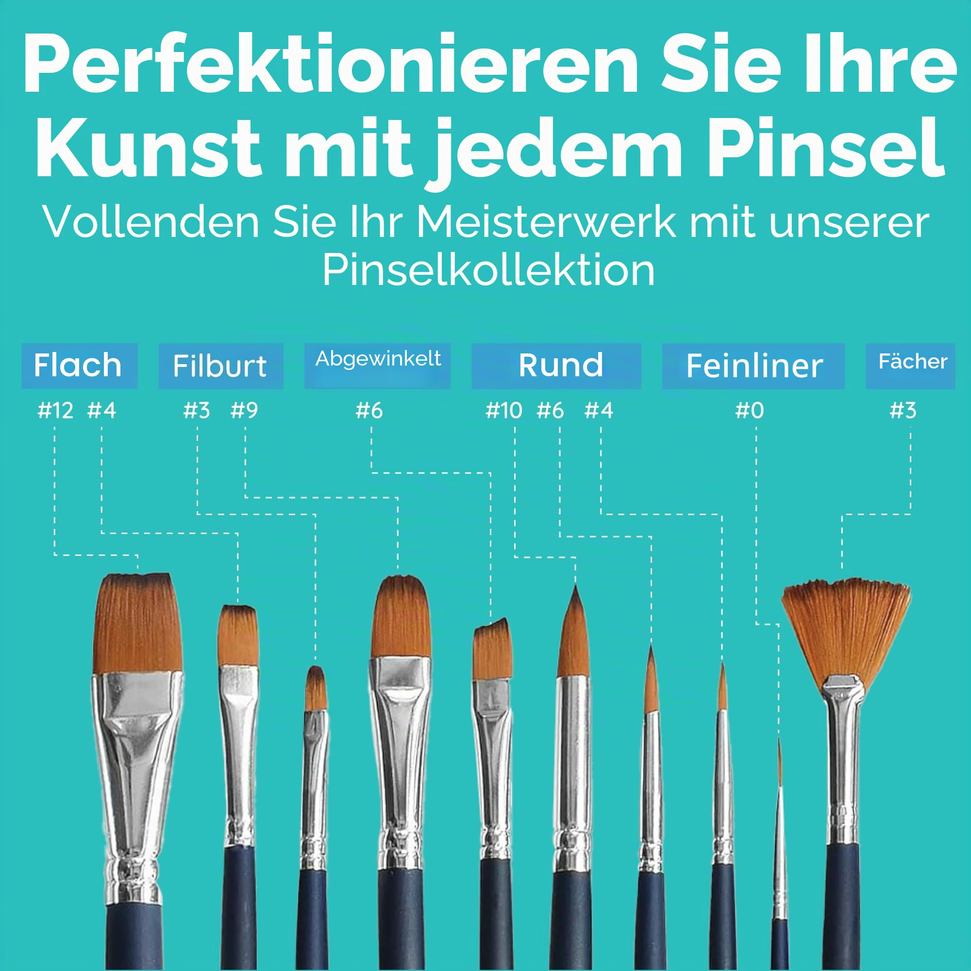 Mozart Premium japanisches Aquarellfarben-Set mit komplettem Zubehör, 40 reichhaltige Wasserfarben, inklusive Pfannen, Palette, Stift, Pad, Pinsel, Metallic- und Neon-Wasserfarben, perfektes