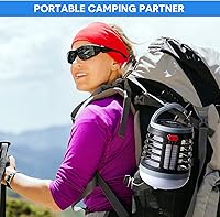 Vista 6 de Paquete de 2 unidades 3 en 1 Extractor de insectos con USB recargable, asesino de mosquitos, repelente portátil resistente al agua, para interiores