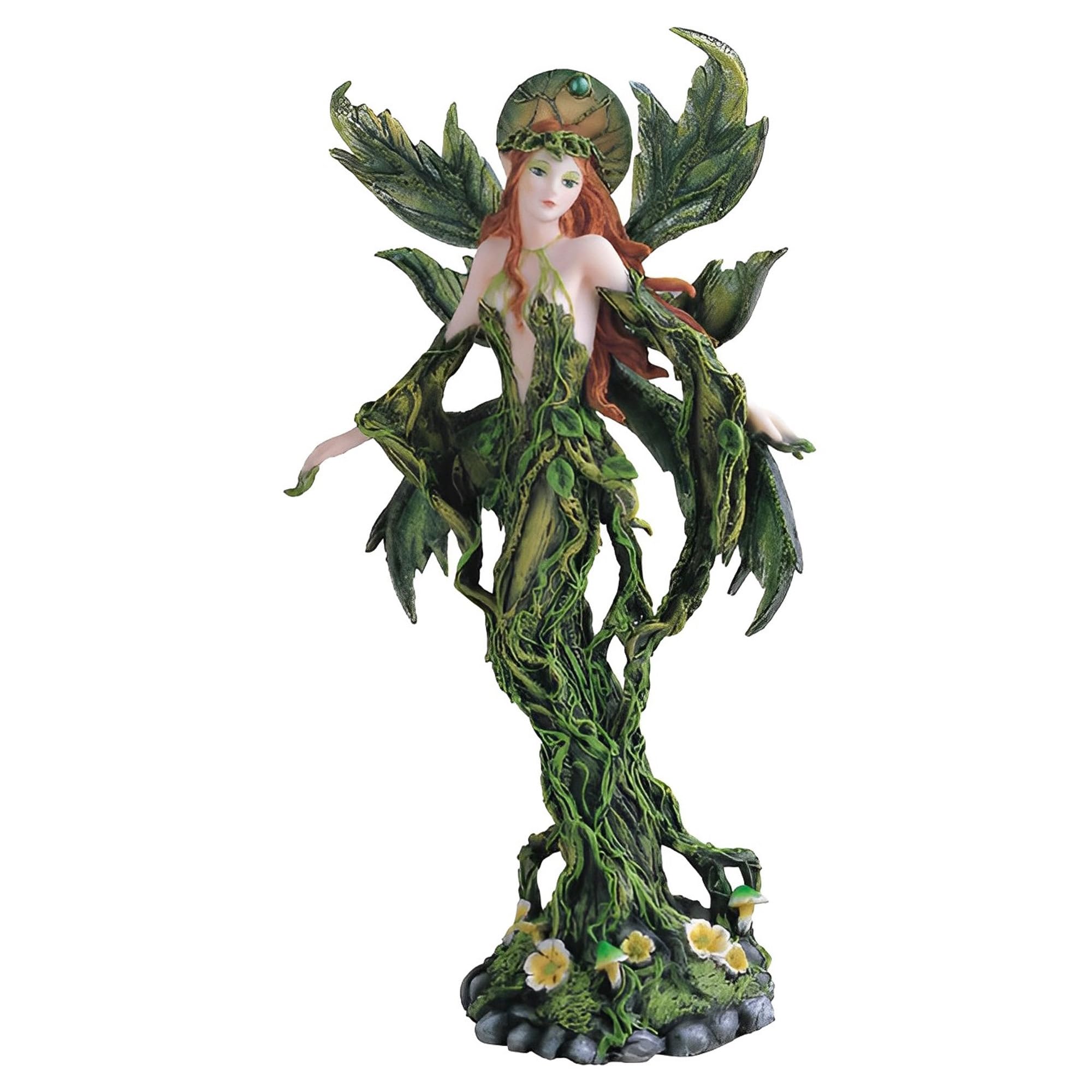 Figurine de fée d'arbre majestueuse de 30,5 cm de hauteur aux finitions soignées