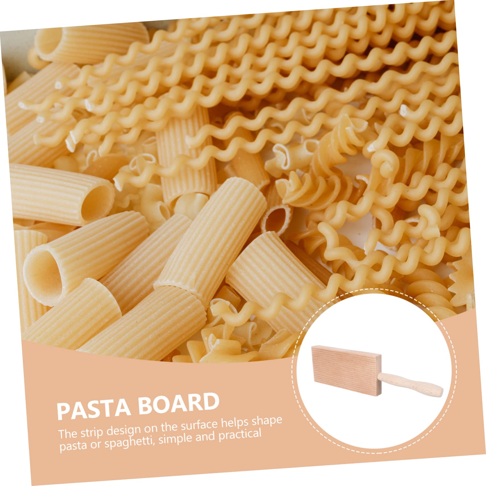 TIDTALEO pasta plate board gnocchi pasta paddle Manual Pasta Maker Wood pasta stripper paddle manual pasta machine pasta penne pasta dishes Spaghetti Maker non stick small tools wooden