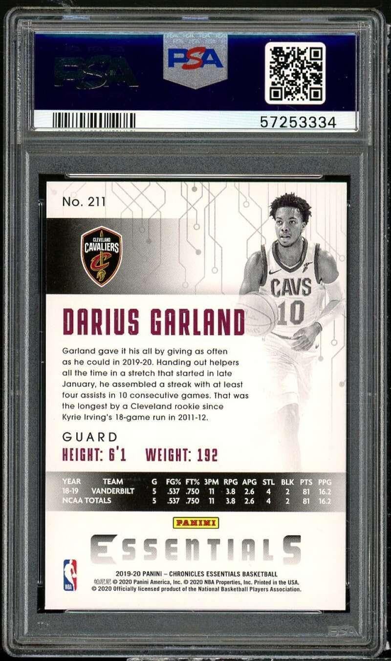 Darius Garland Rookie Card 2019-20 Panini Chronicles #211 PSA 10 - Basketball Slabbed Rookie Cards