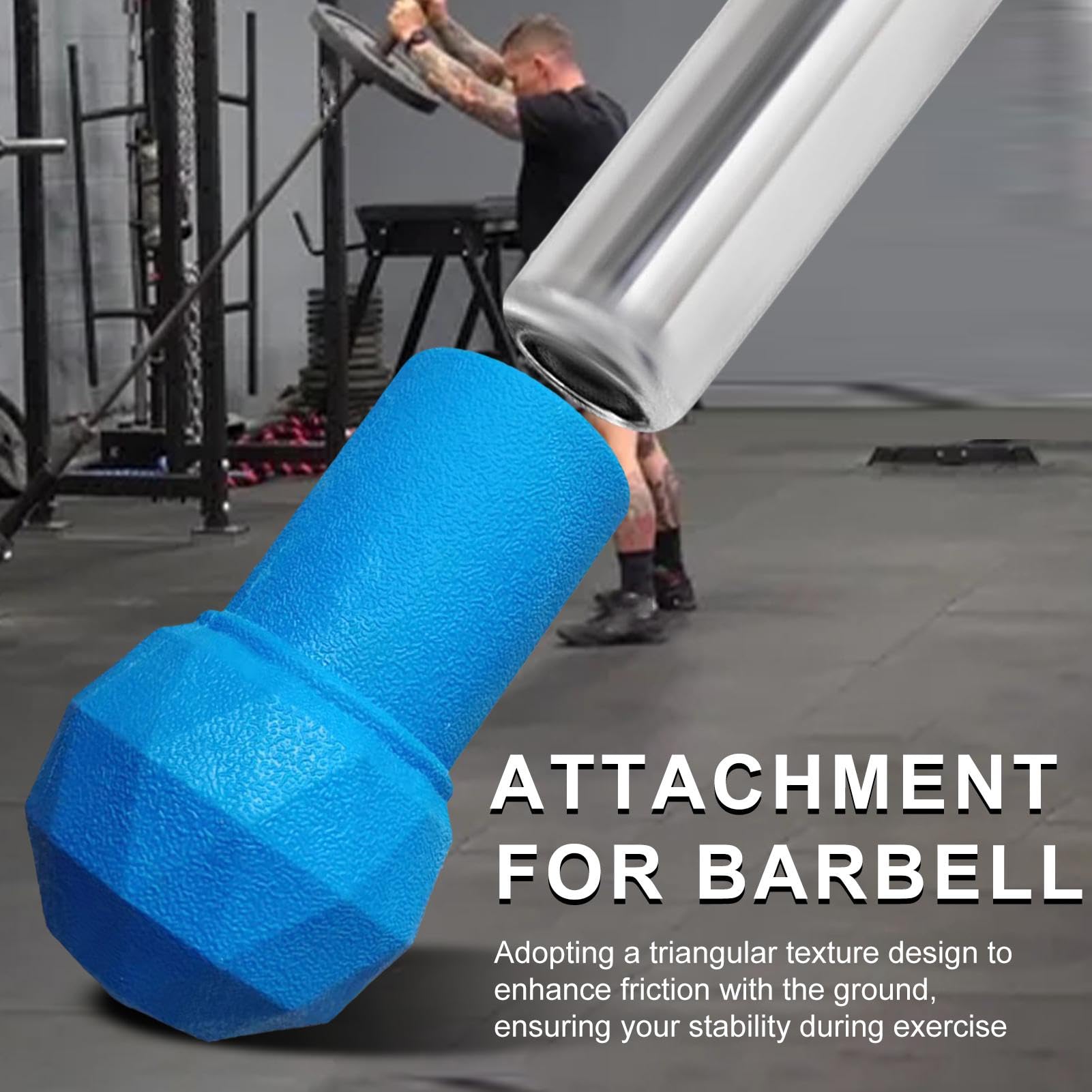 F Fityle Barre d'haltères Landmine Barbell au Sol pivotant pour Adultes Support de 2 Pouces Base d'haltères Landmine pour Presses de bûcherons Entraînement en