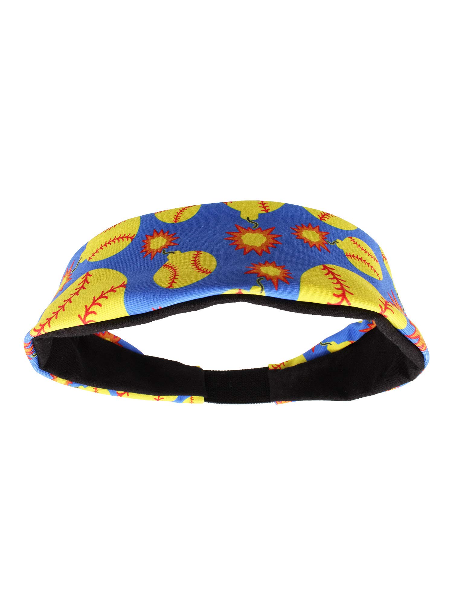 MadSportsStuff Softball Bomber Headband with Softball Bomb Logos