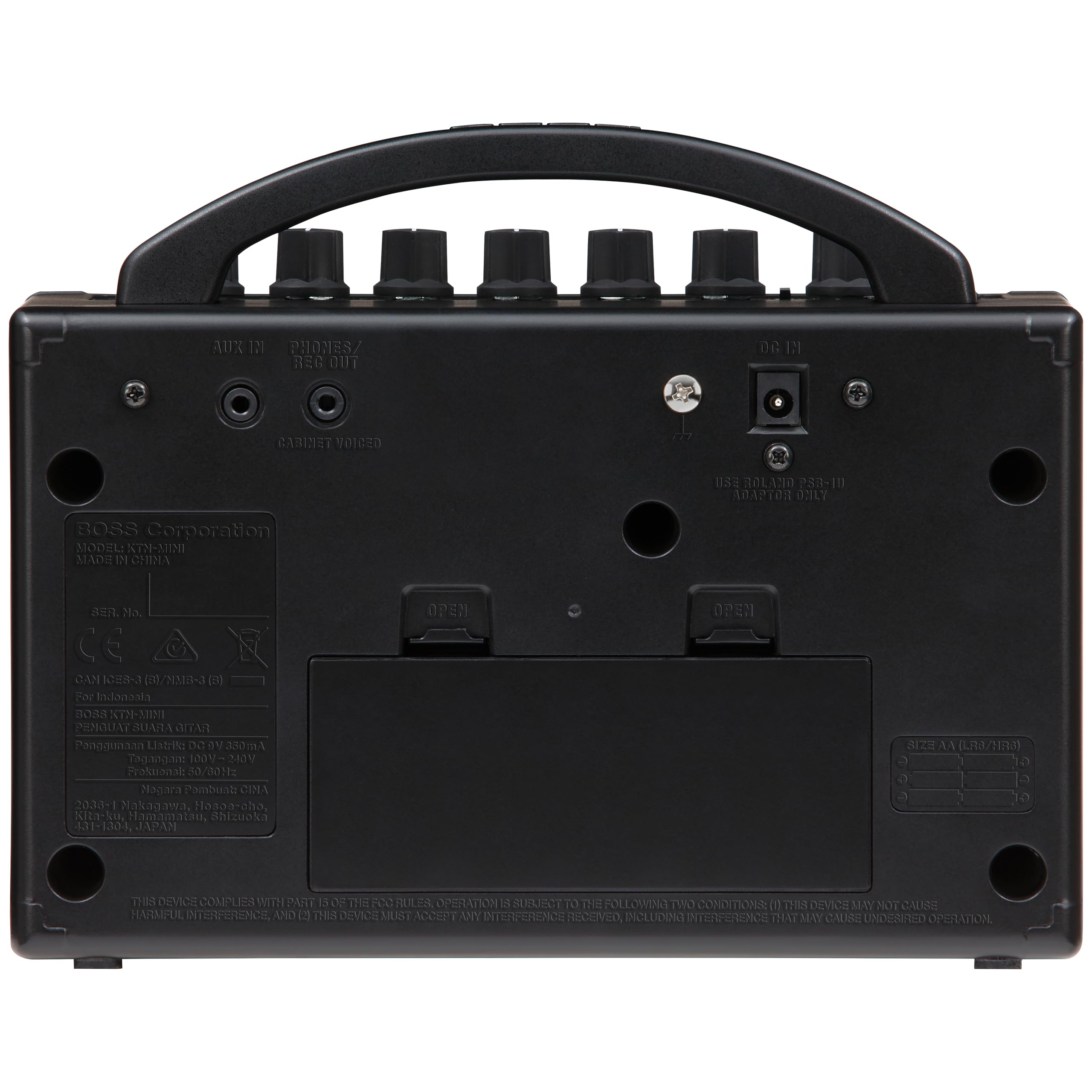 BOSS KTN-MINI Katana Amplificatore per Chitarra Portatile, Compatto a Batteria