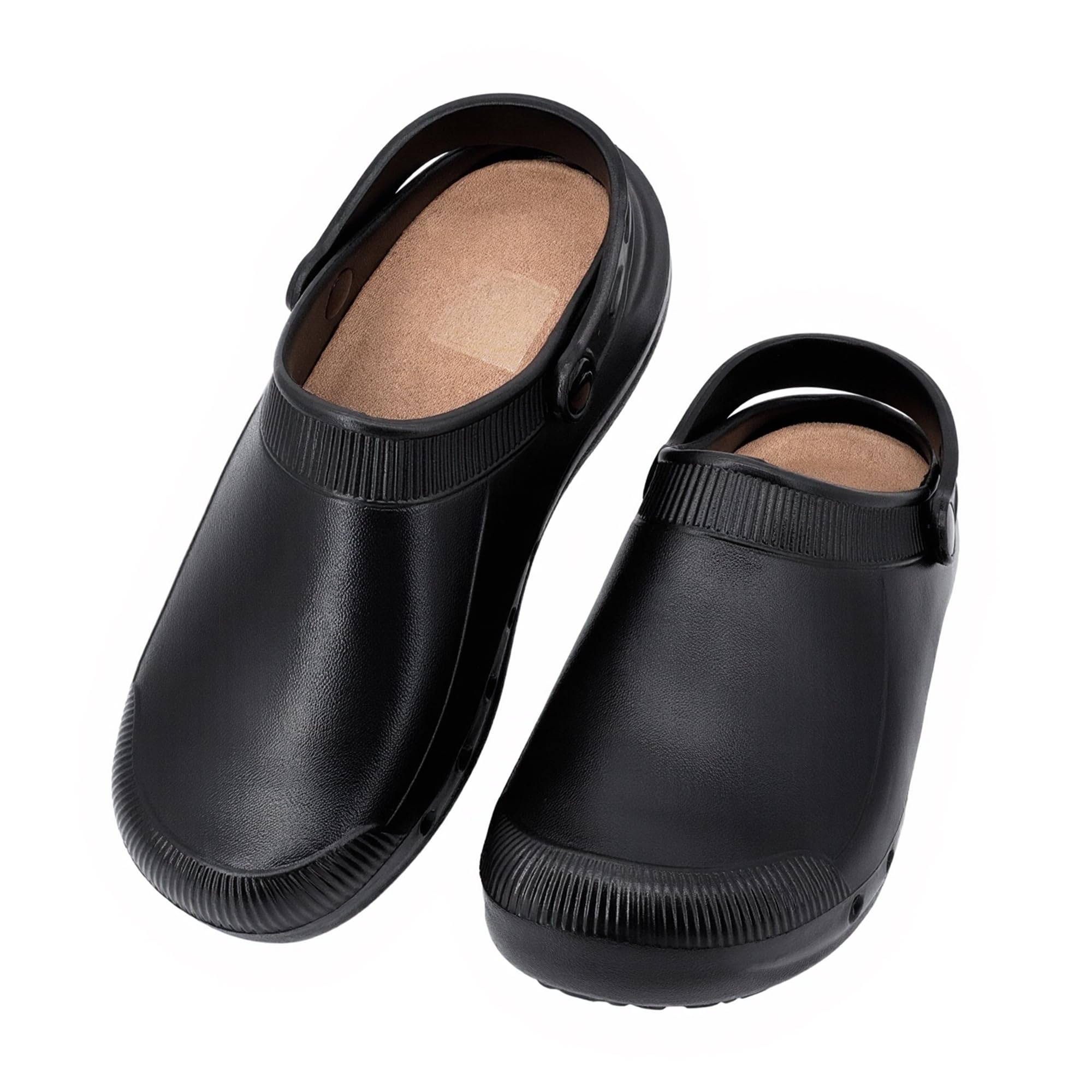 JOMIX Clogs Damen Berufsclogs Eva Arbeitsschuhe rutschfest Leicht für Pflege Krankenhaus Küche Garten Medizinische Pantoletten mit 3.8cm Absatz