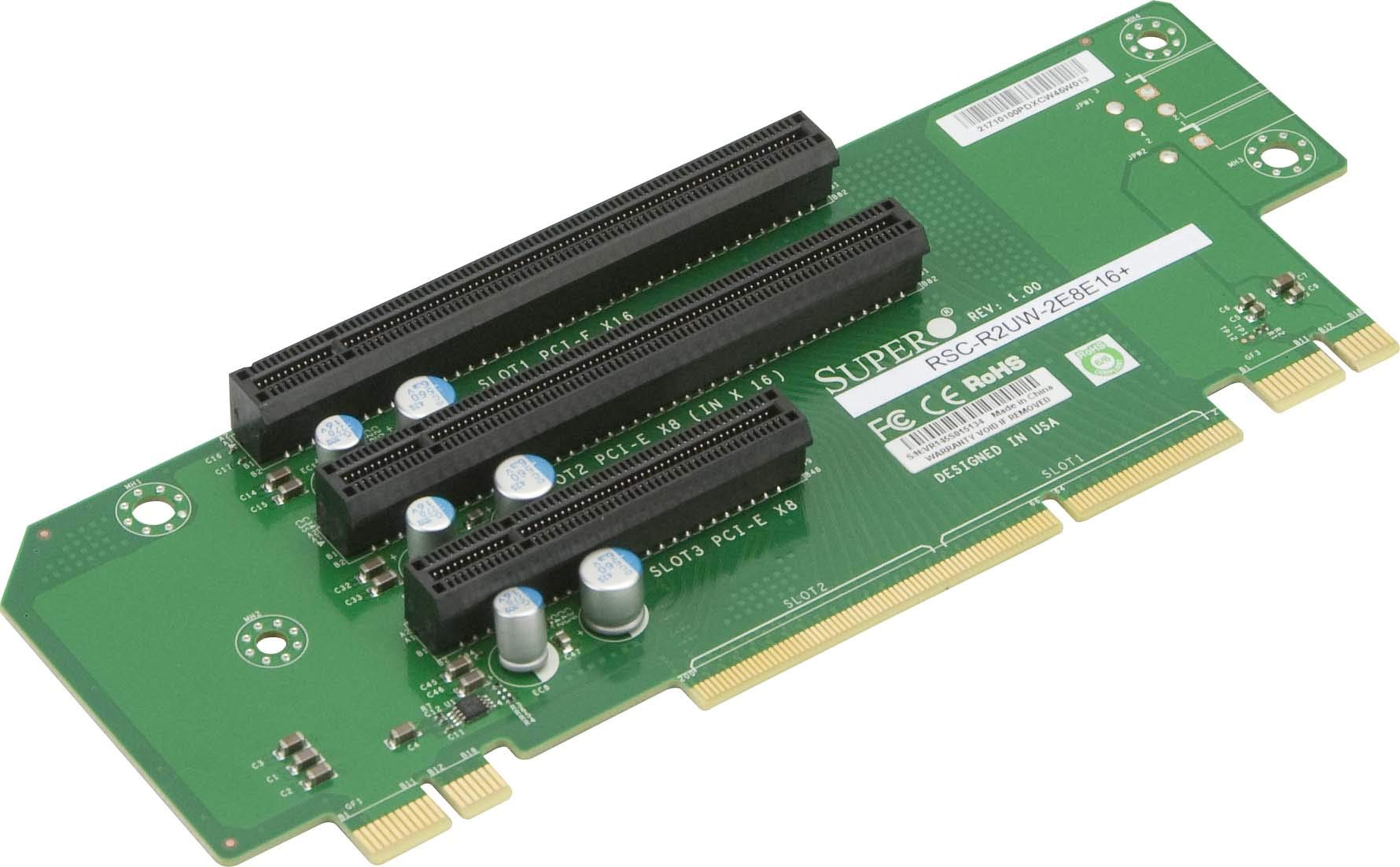 Supermicro Pcie Riser Card Supermicro Riser Card Supermicro RSC-R2UW-E8R-UP Riser Card - 2U PCI-E ...