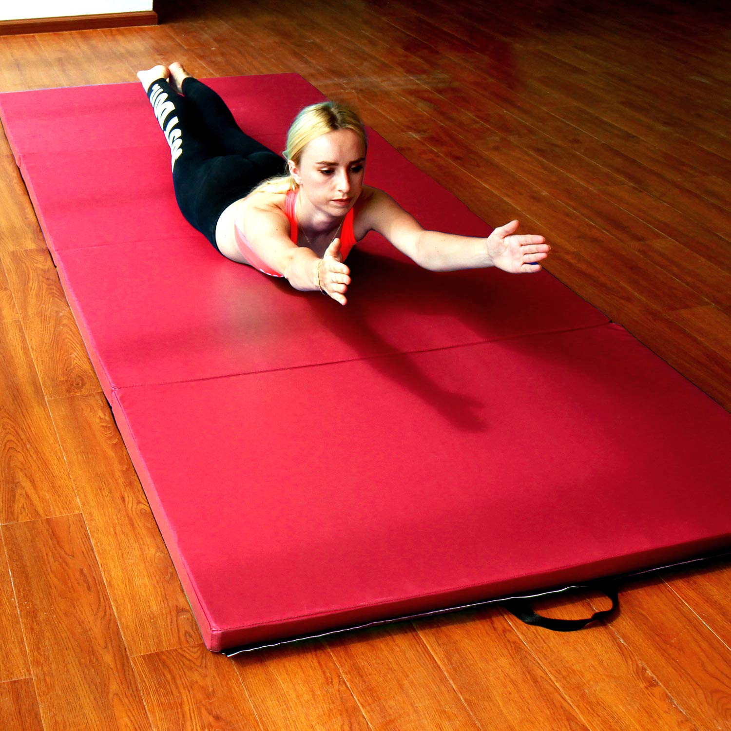 CCLIFE Colchoneta Plegable Gimnasia Espuma 180x80x5cm 200x100x5cm Antideslizante Resistente