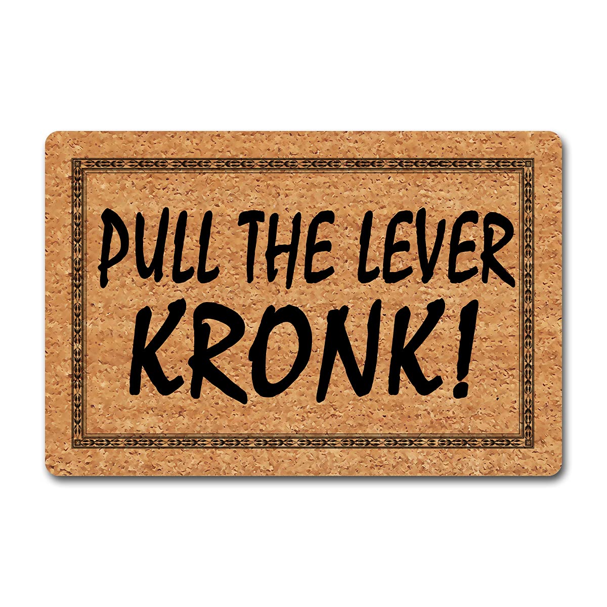 Divertente tappetino di benvenuto con retro in gomma, 60,2 cm (larghezza) x 40,4 cm (L)Pull The Lever Kronk Welcome Mat Dogs Theme Zerbino per ingresso ingresso ingresso tappetini antiscivolo cucina Divertente tappetino di benvenuto con retro in gomma, 60,2 cm (larghezza) x 40,4 cm (L)Pull The Lever Kronk Welcome Mat Dogs Theme Zerbino per ingresso ingresso ingresso tappetini antiscivolo cucina