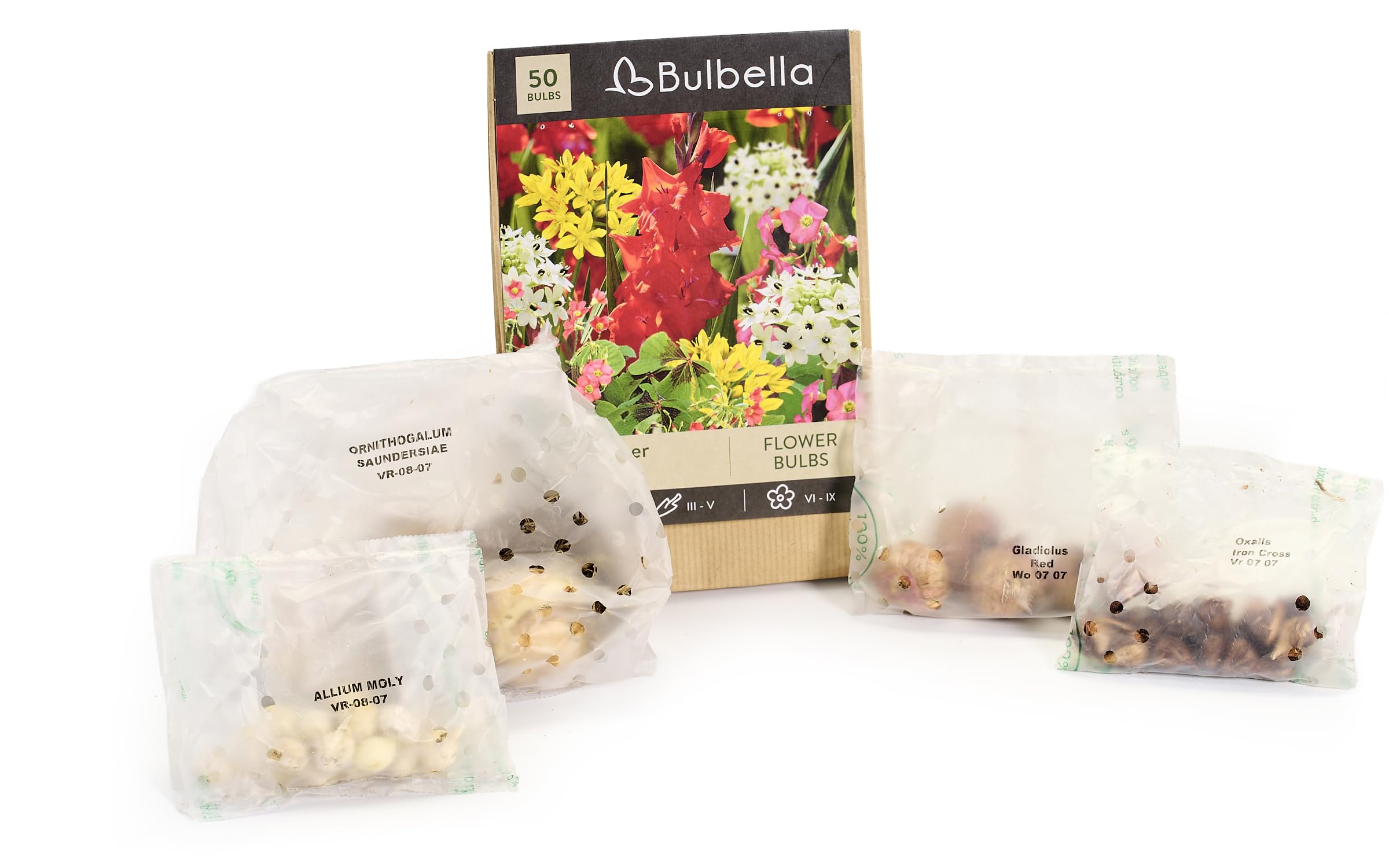 50 Summer Flowering Bulbs Mixed Pack All Summer Long Easy to Grow Sun/Partial Shade Perennial Garden Flower Bulbs for Planting Now UK — view 2