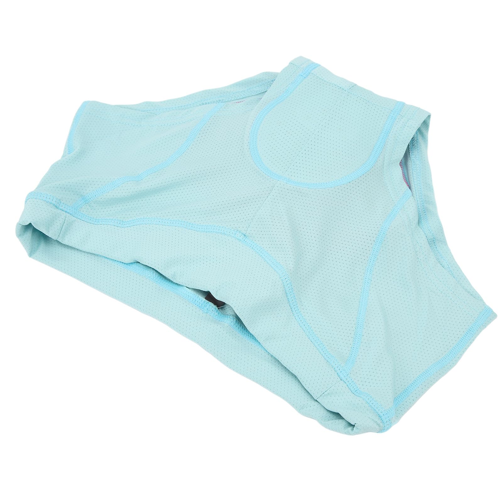 Shanrya Ropa Interior de Ciclismo Acolchada, Calzoncillos de Ciclismo Transpirables, Banda Elástica de Poliéster para Montar a Caballo (L)