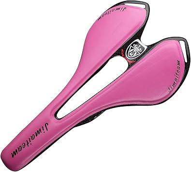 Amazon マウンテンバイクシートサイクリングサドルフルカーボンファイバークッションmtbロードピンク Lidauto シートポスト