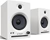 Ortizan C7 Dual-Mode Active Bluetooth 5.3 Bookshelf Speakers, 2.0 Stereo Active Near Field, Studio Monitor Speaker, 30W X 2 Powered TV Speakers, Wireless Computer PC Monitor GamingPair, White