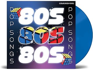 80s Pop Songs Vinyl Collection, Coloured Vinyl Record, Music Compilation Album