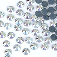 Vista 98 de 1440 piezas de diamantes de imitación termoadhesivos SS20 color púrpura2 con parte posterior plana, gemas de cristal de vidrio para ropa, camisas