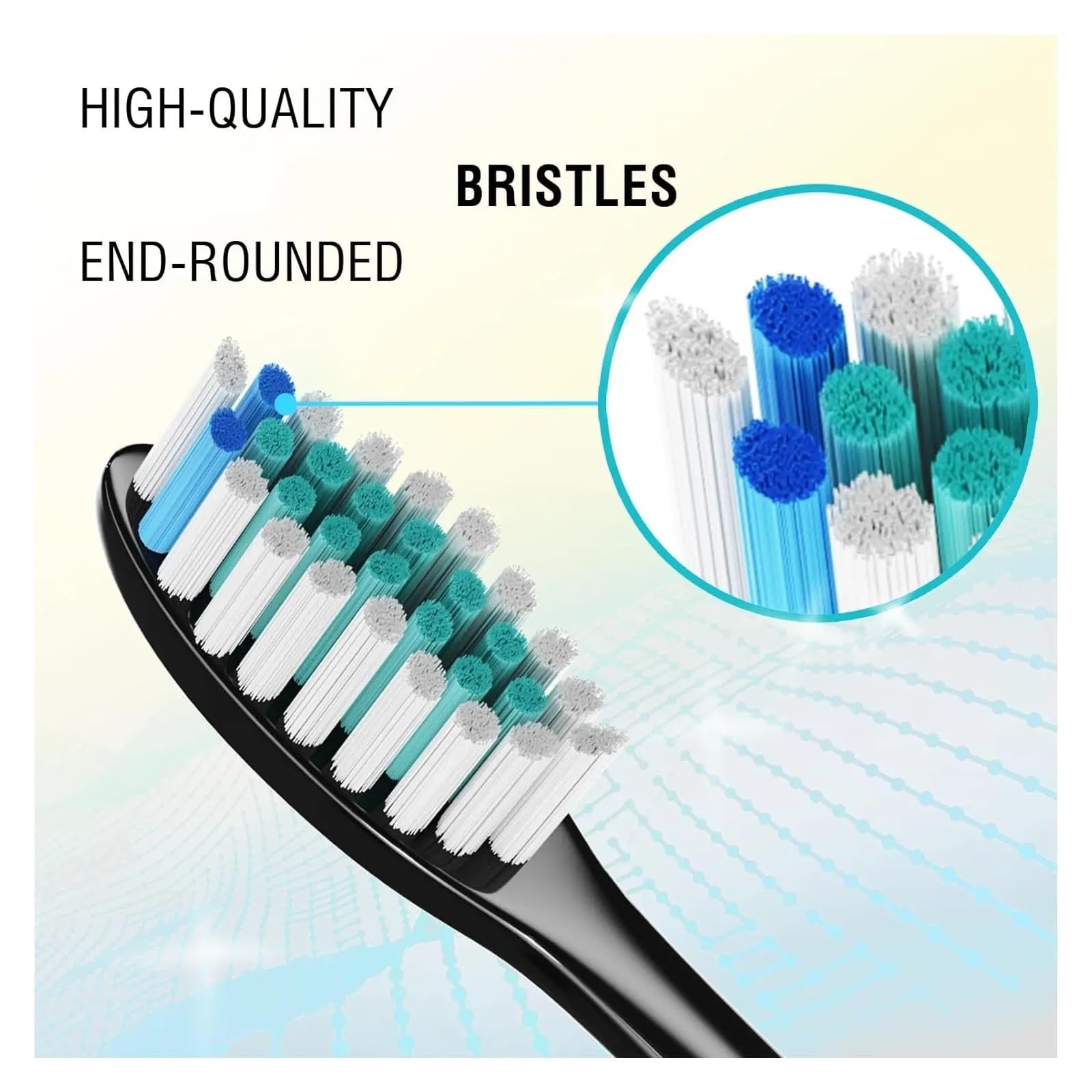 Cabezales De Cepillo De Repuesto De 8/12/16 Piezas, Compatibles Con Phili, Sonic Care DiamondClean HX3/HX6/HX9 Series Cabezales De Cepillo De Dientes Eléctricos, Cabezales De Cepillo(16pcs white)