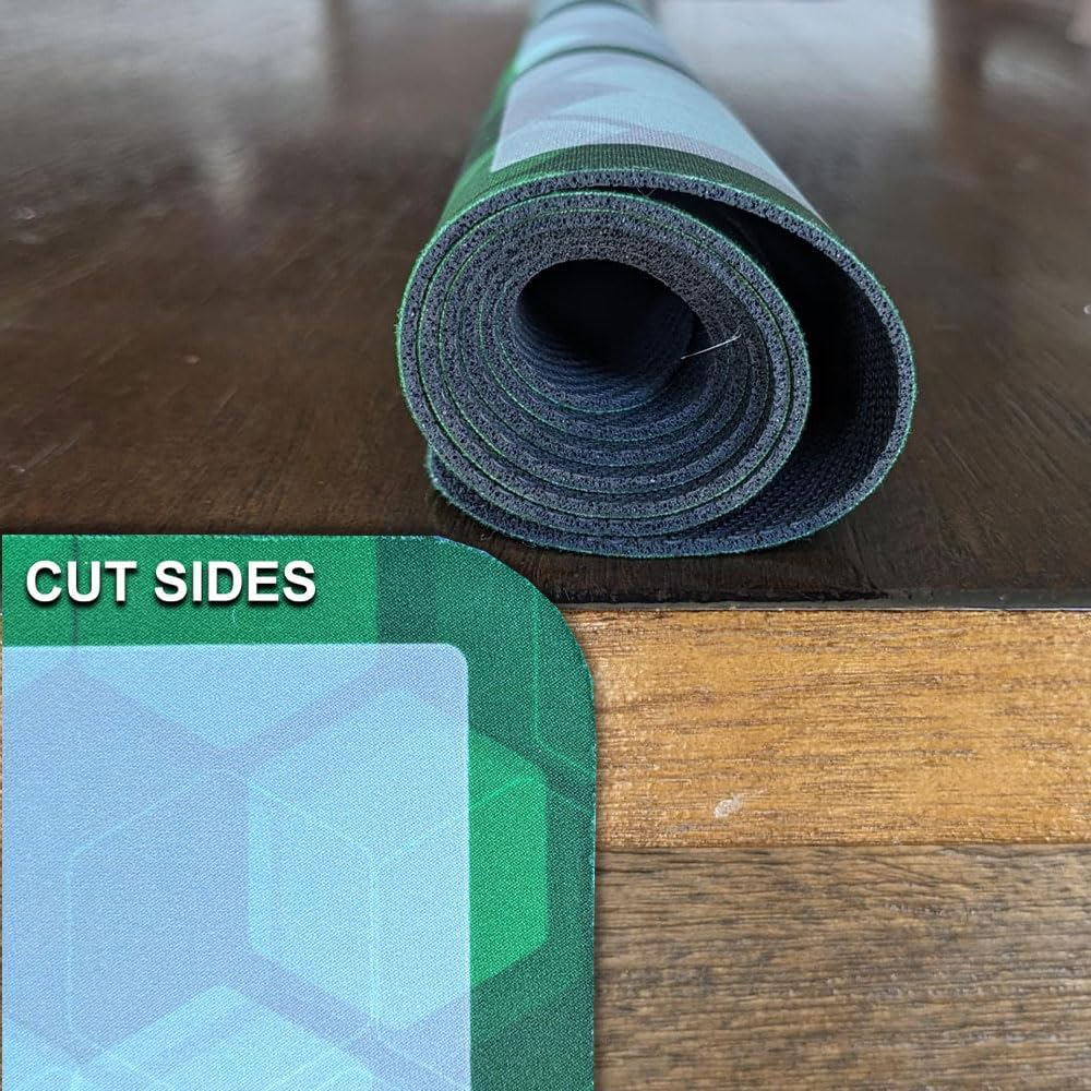 Vispronet Custom Playmat – 20in x 20in Card Playing Mat for Games and Tournaments – Create Your Own Design & Upload Your Own Image – High Resolution Card Playmat with Cardboard Storage Tube