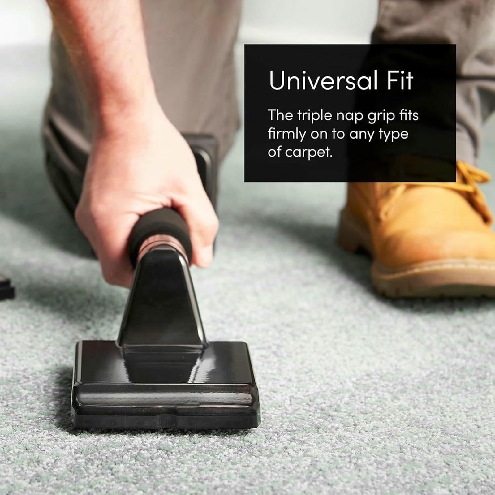 Regulowane narzędzie do napinania dywanów – teleskopowe napinacze do dywanów, wytrzymałe do wszystkich podłoży, do samodzielnego montażu w domu/firmie (stalowe zęby i ergonomiczna konstrukcja)