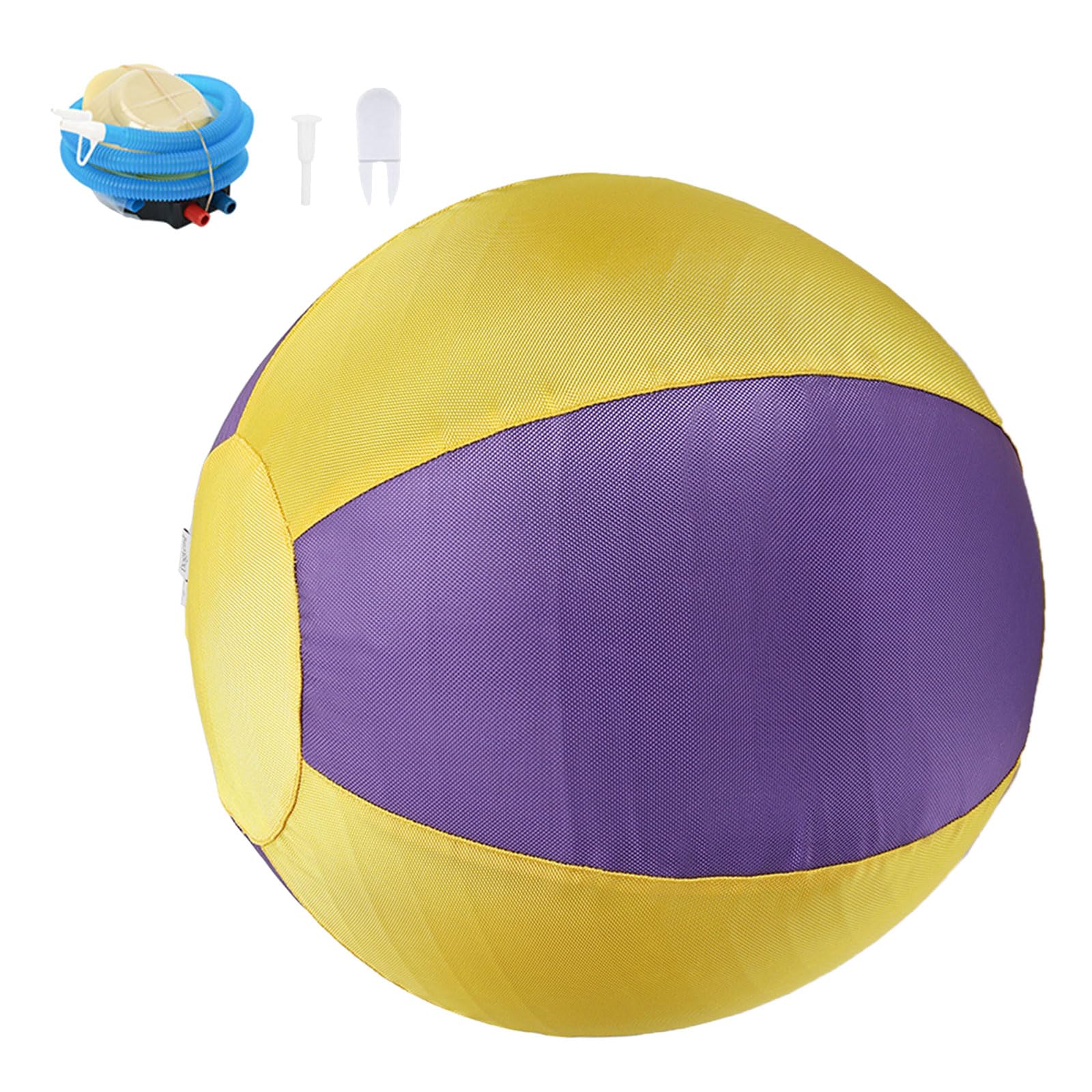 Balle gonflable pour chien à configuration rapide et divertissement, parfaite pour les moments de jeu