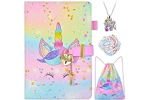 Enchanting Unicorn Diary with Lock and Key