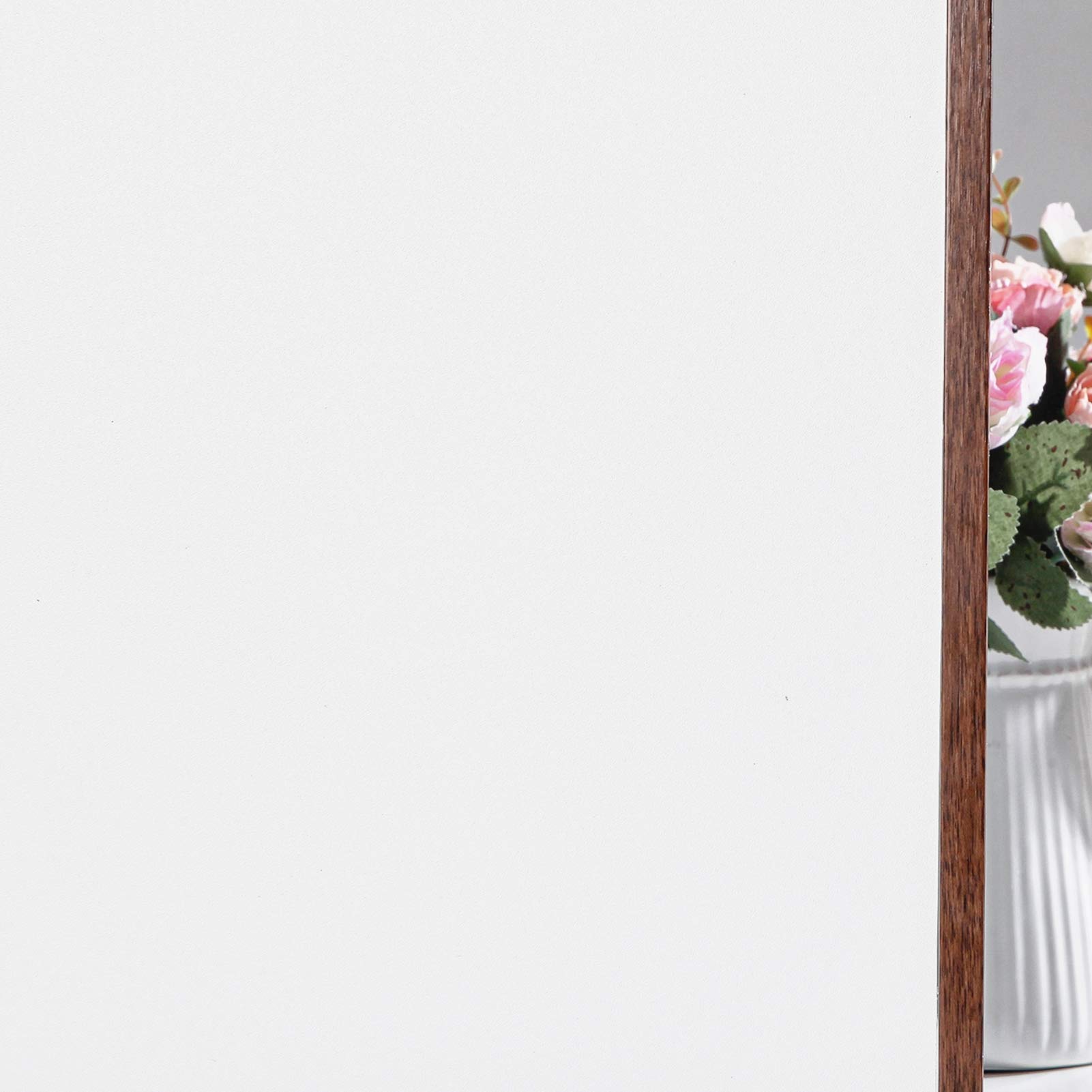 FEOMOS White Blackout Window Film - 100% Light Blocking Static Window Clings Privacy Total Blackout Window Coverings Room Darkening Easy Removal 60cm x 300cm