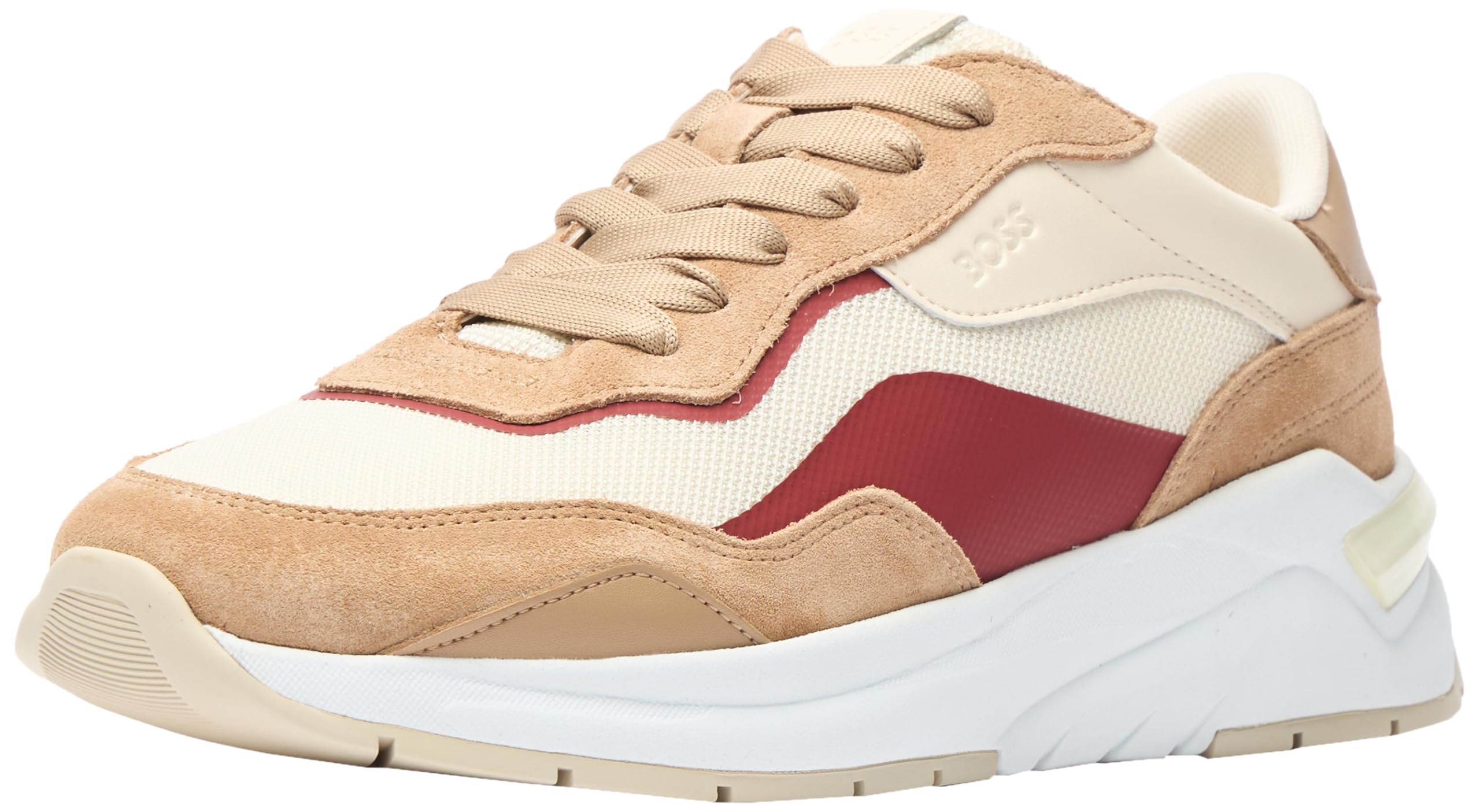 BOSS Women's Skylar_Runn_Meth Trainers, Medium Beige 269, 7 UK