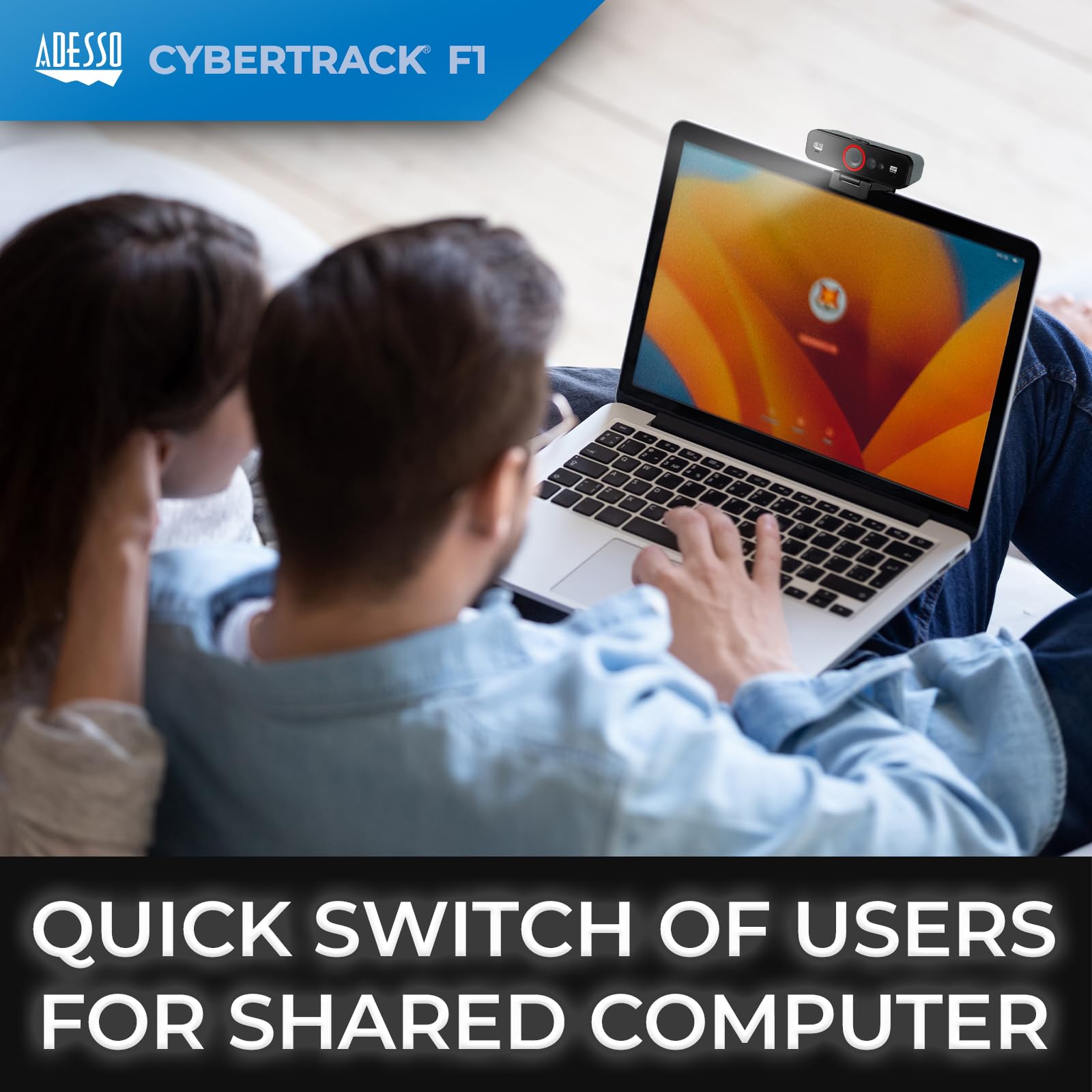 Kamera internetowa USB o stałej ostrości 1080P HD z regulowanym kątem widzenia i kompatybilnością z systemem Windows Hello z wbudowanym podwójnym mikrofonem, migawka prywatności, tryb audio/wideo, przełącznik wł./wył. i uchwyt na statyw