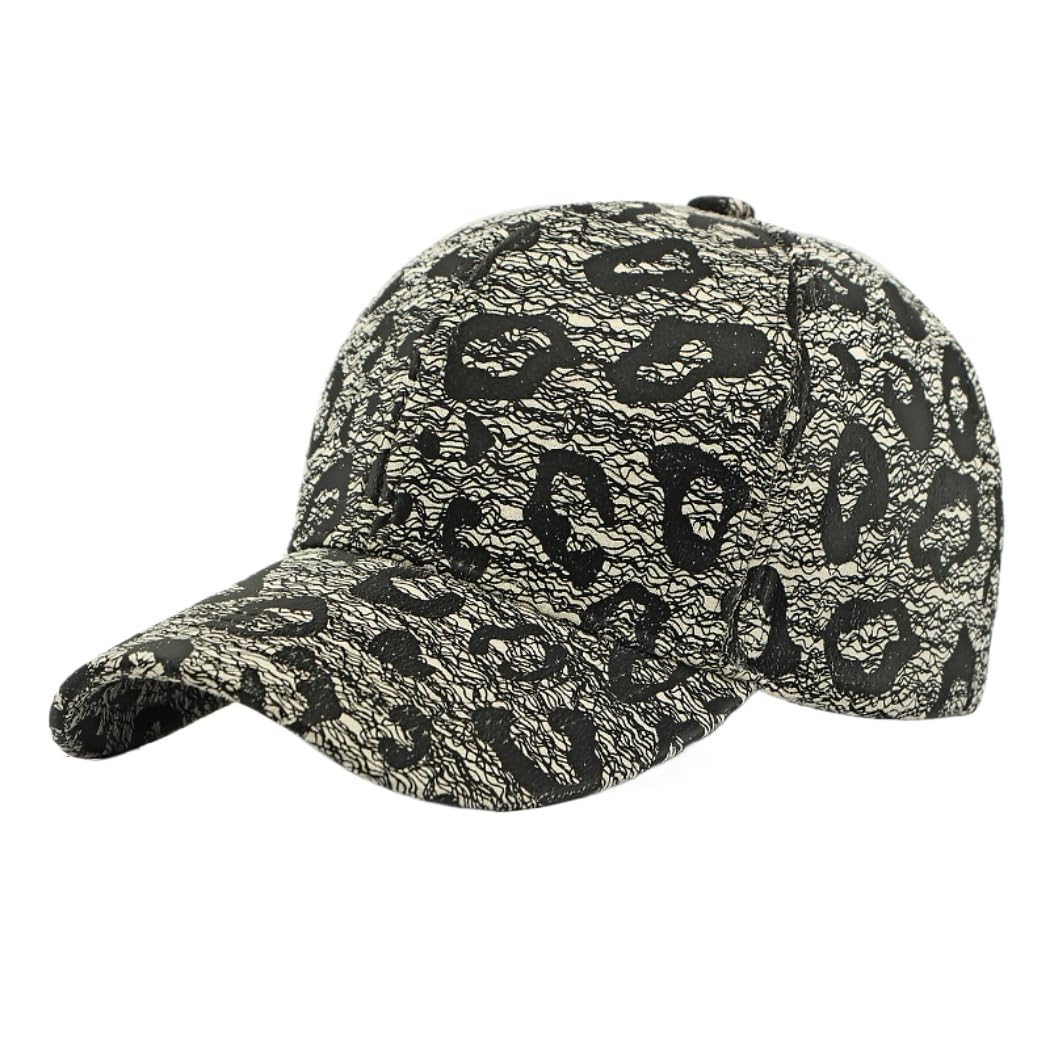 Casquette de baseball camouflage, motif texturé, bleu marine et noir