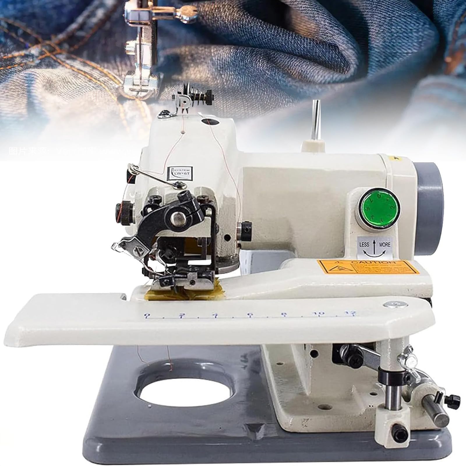 Máquina portátil Dobladillo Invisible,máquina Costura y Bordado,máquina Coser Profesional modistas con Pedal Dobladillo Invisible y 10 Agujas,para arreglos y dobladillos Pantalones.